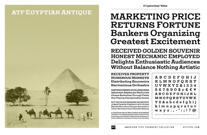 Download ATF Egyptian Antique Pdf Specimen