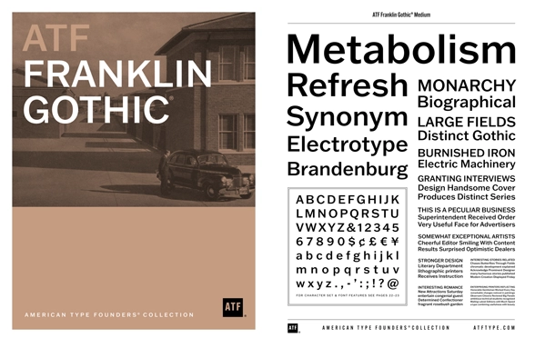 Download ATF Franklin Gothic Pdf Specimen