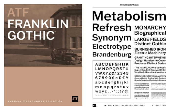 Download ATF Franklin Gothic Pdf Specimen